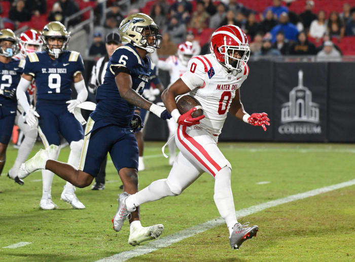 Mater Dei vs St John Bosco CIF Southern Section D1 Final November 24, 2023 Photo-Heston Quan10
